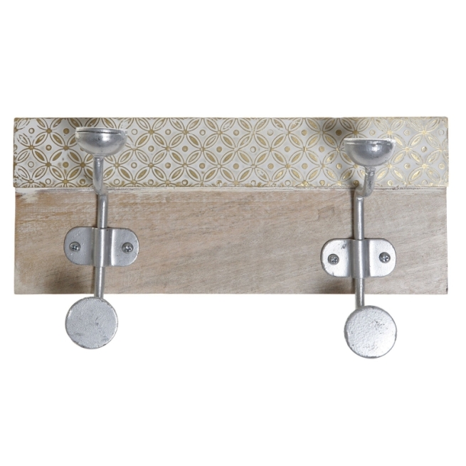 Perchero pared mango metal 30x10x15 decape    - Suinplas