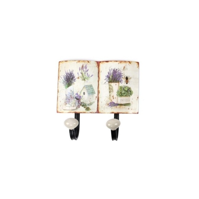 Prechero pared metal lavanda     - Suinplas