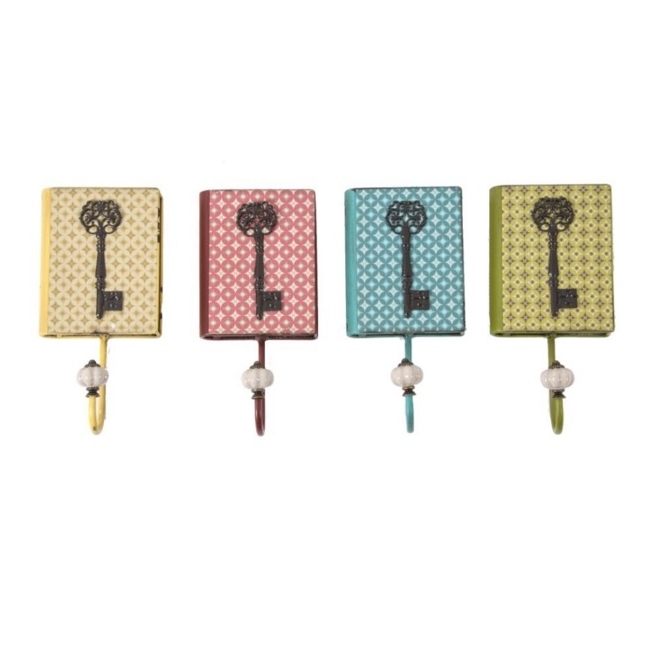 Perchero pared metal llave 12x7x26     - Suinplas