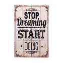 Cartel retro stop dreaming     - Suinplas