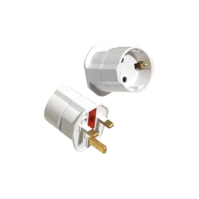 Clavija  adaptador viaje reino unido   - Suinplas