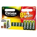 Pila cegasa alk lr6 aa  8+4gratis - Suinplas
