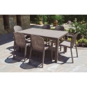 Silla bali marron - Suinplas