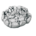 Figura bebedero fuente 2 ranas   - Suinplas