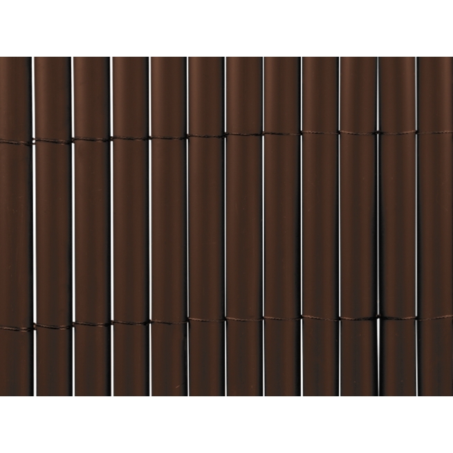 Cañizo plastico oval caña entera 1,5x3 marron - Suinplas