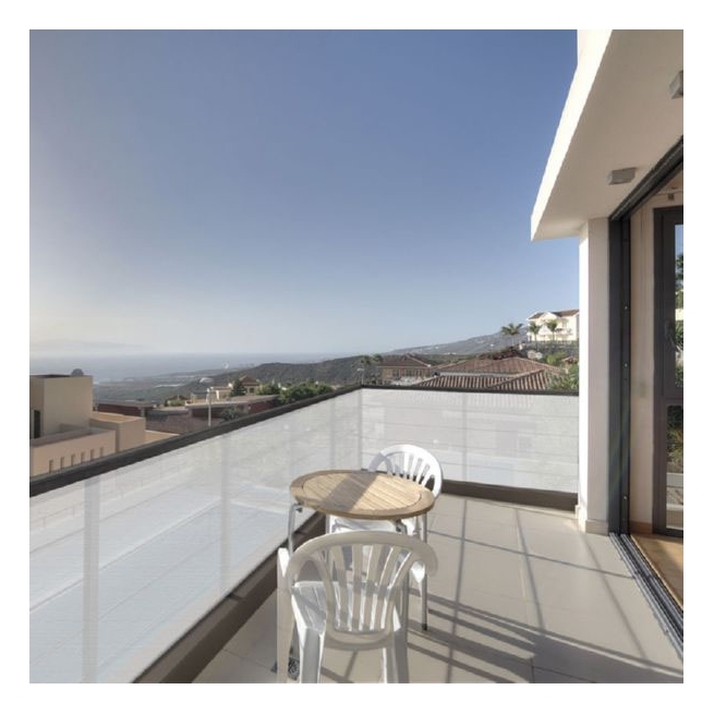 Malla ocultacion 1,5 x 5 m blanca - Suinplas