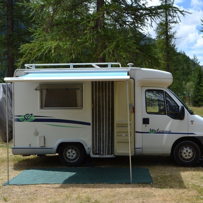 Malla suelo camping verde 3 x 4m - Suinplas