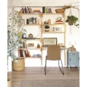 Mesa de trabajo madera wally  80x50cm  - Suinplas
