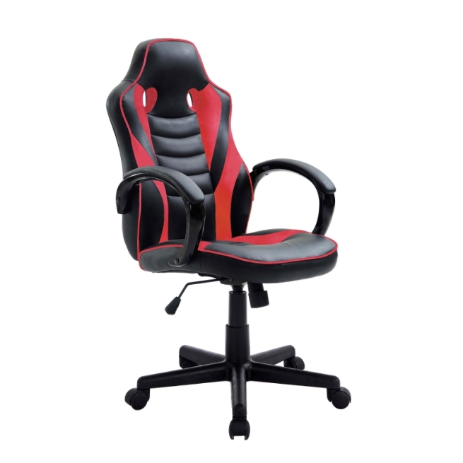 Silla estudio gala roja y negra - Suinplas