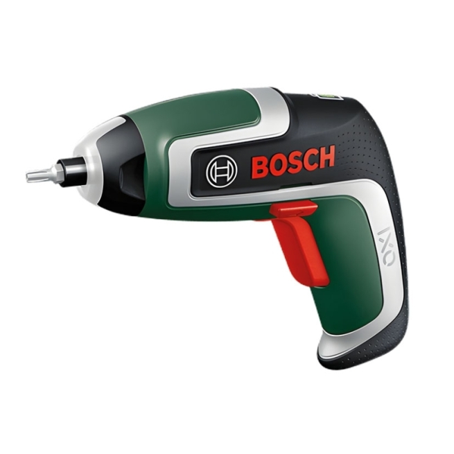 Atornillador bateria BOSCH IXO 7 + nivel burbuja y set 10 puntas 