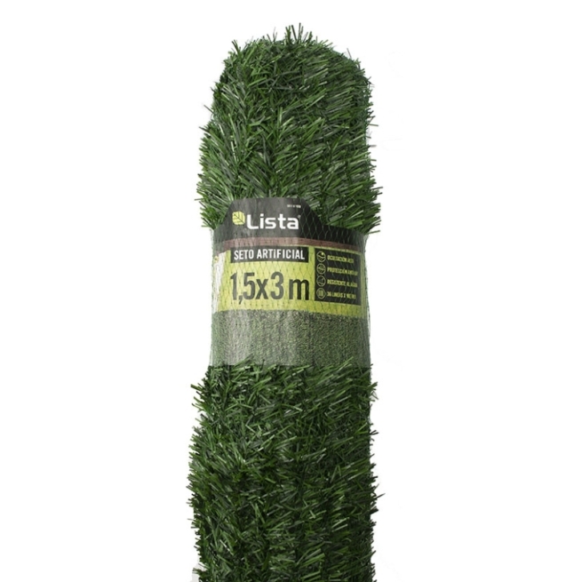 Seto artificial 1,5 x 3 m hoja fina - Suinplas