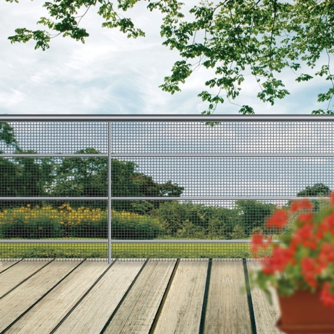Malla cuadrada 5x5 gris 25m 300 gr/m2 - Suinplas