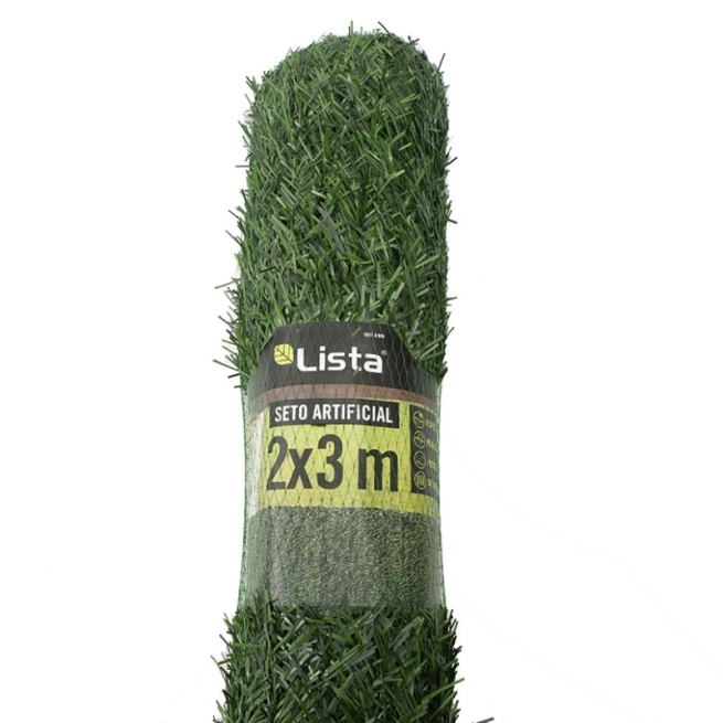 Seto artificial 2 x 3 m hoja fina - Suinplas