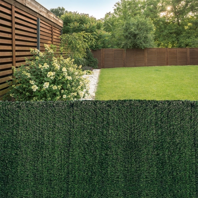 Seto artificial 2 x 3 m hoja fina - Suinplas