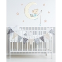 Adhesivo pared bear on the moon        - Suinplas