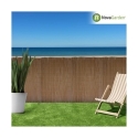 Cañizo PVC marron 1,5x3 m ocultacion jardin 