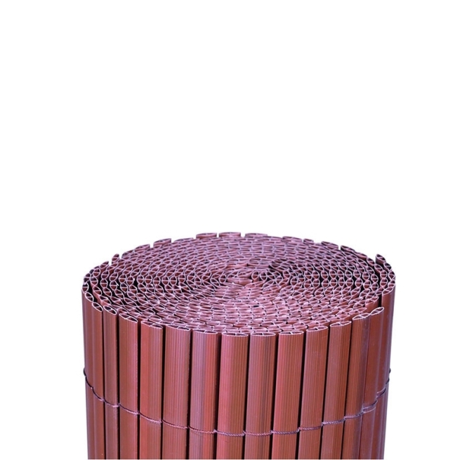 Cañizo PVC marron 1,5x3 m ocultacion jardin