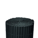 Cañizo PVC gris antracita 1x3 m ocultacion jardin 