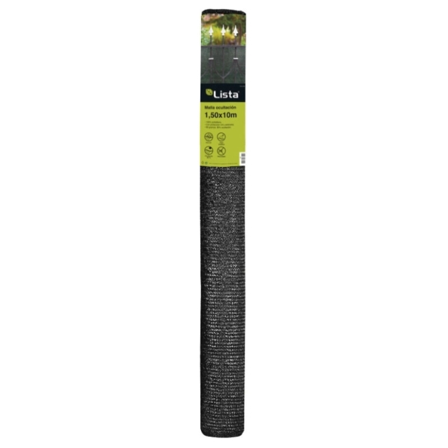 Malla ocultacion 1,5 x 10 m gris - Suinplas