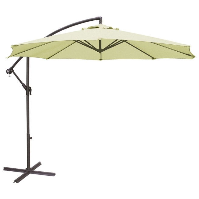 Parasol colgante aluminio 3m color crudo - Suinplas