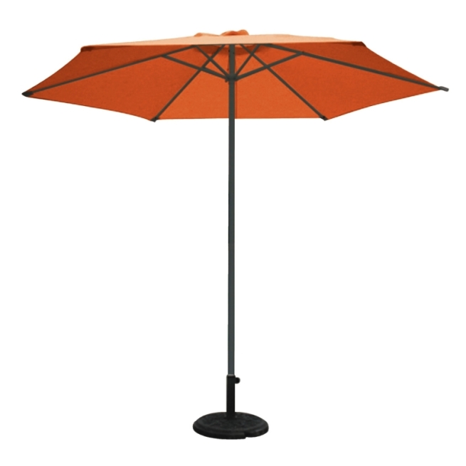 Parasol aluminio 3m ø color mastil 48mm antracita/terraco...