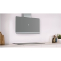 Campana balay pared vertical  90 cm 730 m3/h cristal gris...