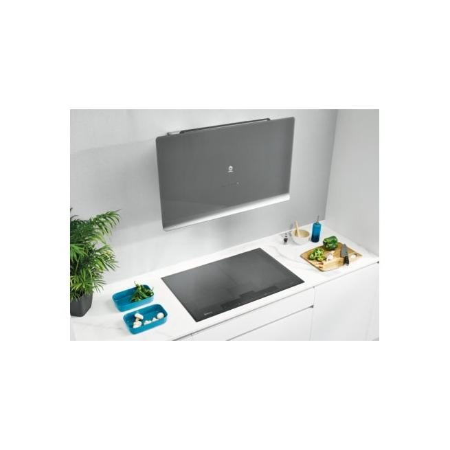 Campana balay pared vertical  90 cm 730 m3/h cristal gris...