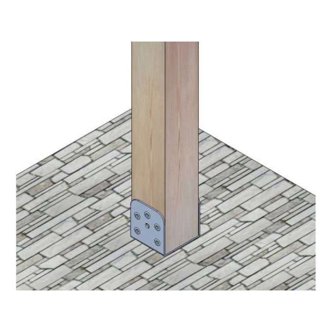 Soporte bricomatado 70 mm x 70 mm - Suinplas