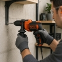 Taladro percutor BLACK+DECKER BEH710-QS 550W 