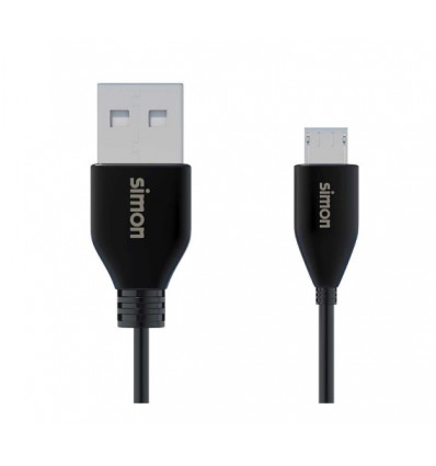 CABLE ADAPTADOR USB 2.0 A MICRO USB NEGRO 1 METRO xxx