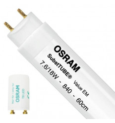 TUBO LED OSRAM 7,6W 4000K LUZ BLANCA
