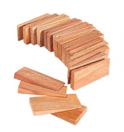 Cuñas de madera de pino (2 unidades)