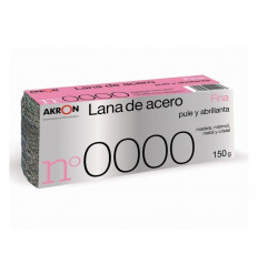 LANA DE ACERO 150GR GRANO FINO 0000