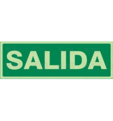SEÑAL-1035 "SALIDA" 297X105
