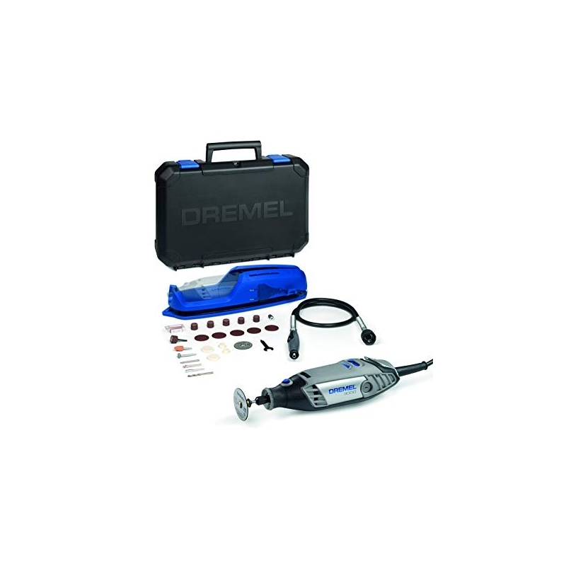 Dremel 3000 js +25 accesorios+eje+maletin+soporte - Suinplas
