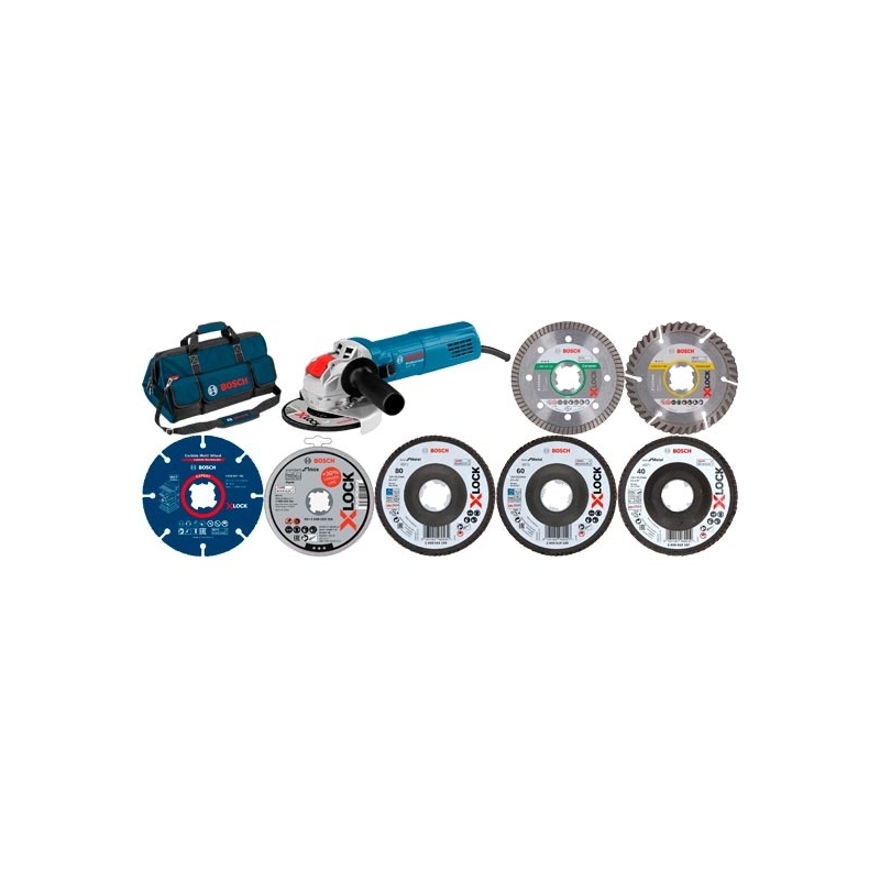 Amoladora gwx 750-115 prof bosh kit promocion - Suinplas