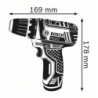 Atornillador prof. gsr 12v-15+2bat+bolsa - Suinplas