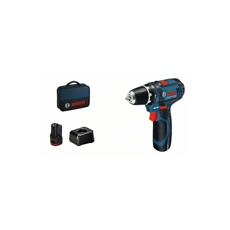 Atornillador prof. gsr 12v-15+2bat+bolsa - Suinplas