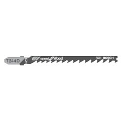 Hoja sierra de calar bosch t244d madera 5 unidades - Suin...