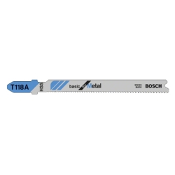 Hoja sierra de calar bosch t118a metal 5 unidades - Suinplas