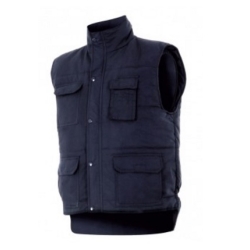 Chaleco multibolsillos 108 azul acolchado talla-m - Suinplas