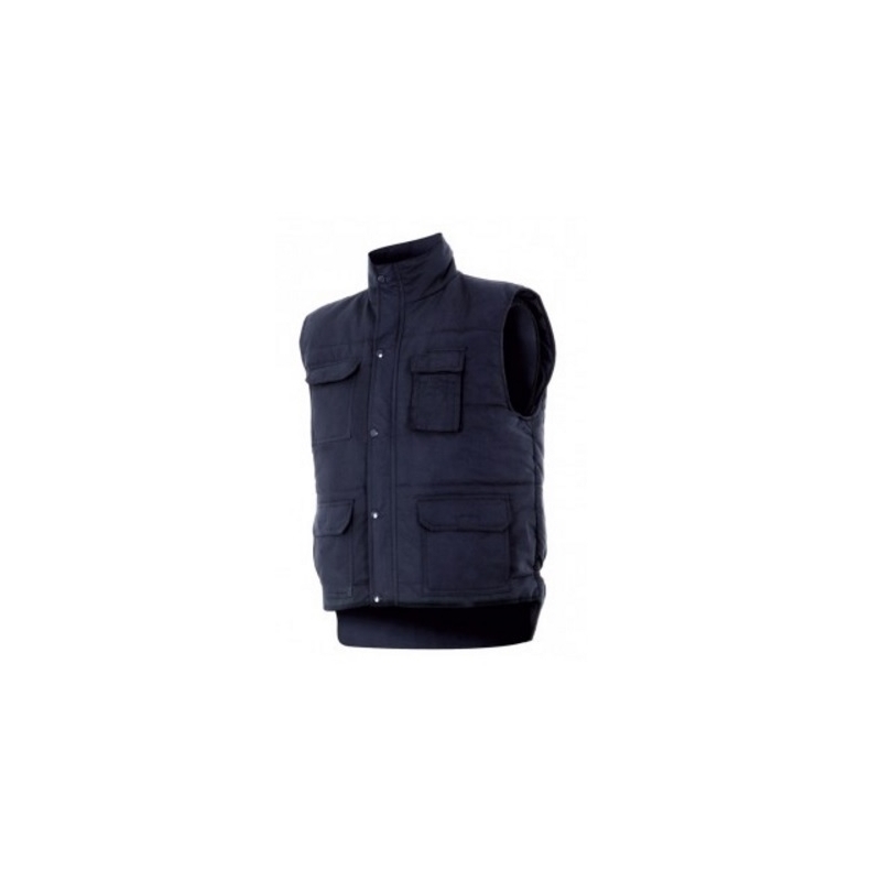Chaleco multibolsillos 108 azul acolchado talla-m - Suinplas