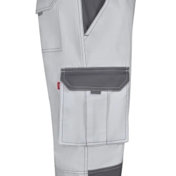 Pantalon bicolor blanco/gris  talla  44 - Suinplas