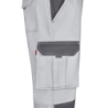Pantalon bicolor blanco/gris  talla  44 - Suinplas