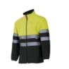 Chaqueta polar bicolor alta visibiliad amarillo/azul - Su...