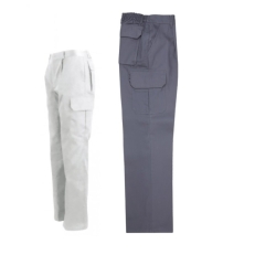 Pantalon multibolsillo 345 gris t-38 - Suinplas