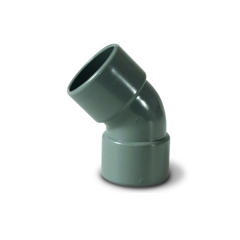 Codo pvc 45 hembra-hembra 40mm - Suinplas