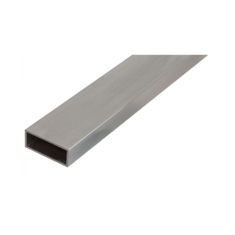 Tubo rectangular aluminio 30x15mm  plata 1m - Suinplas
