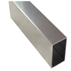 Perfil compensacion mampara cromo de  4x2 cm - Suinplas