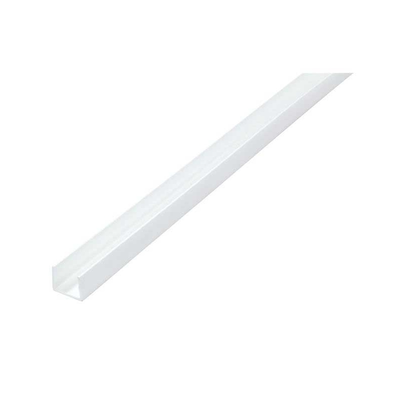 Perfil u pvc blanco 19x19mm x 250cm - Suinplas